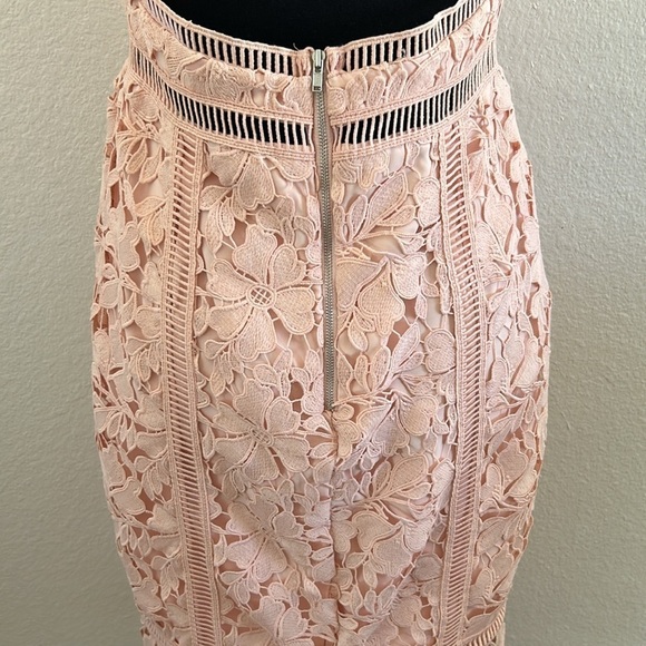 Bardot Botanica Lace Dress in Melon Size 8 - Picture 10 of 14
